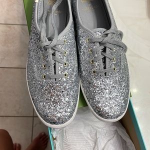 NWOT Women's Keds x kate spade new york Champion Glitter size 8.5